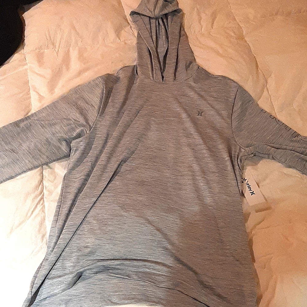 Silver/Grey pattern Hurley hoodie
